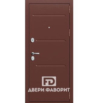 Дверь входная в загородный дом (цинкогрунт)