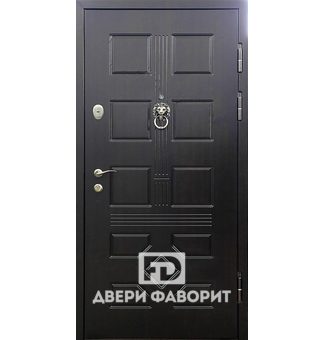 Дверь входная с отделкой МДФ экошпон